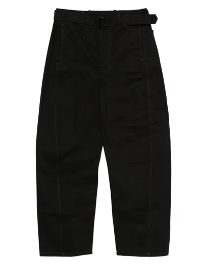 LEMAIRE LEMAIRE TWISTED DENIM COTTON JEANS