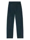 Lemaire Twisted Five-pocket Jeans In Green