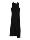 Lemaire Twisted Hem Dress In Black