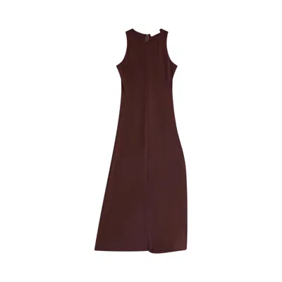 Pre-owned Lemaire Twisted Hem Dress 'dark Cherry' | Red | Women's Size Xs