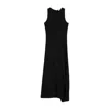 Lemaire Twisted Hem Maxi Dress By  In Black