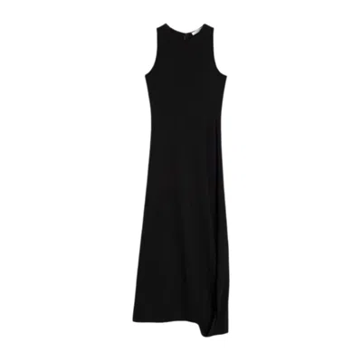 Lemaire Twisted Hem Maxi Dress By  In Black
