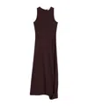 Lemaire Twisted Hem Midi Dress In Black
