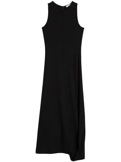LEMAIRE LEMAIRE TWISTED-HEM MIDI DRESS