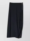 Lemaire Twisted Hem Skirt With Asymmetric Slit