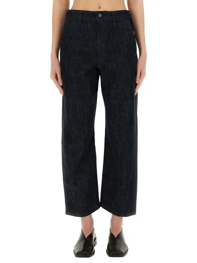 Lemaire Twisted Jeans In Blue