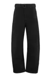 Lemaire Trousers With Twisted Belt And Wide Leg