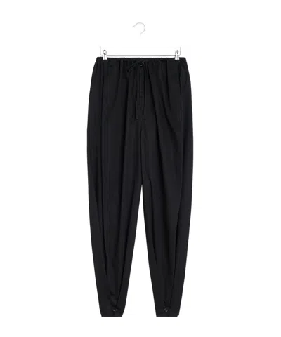 Lemaire Twisted Over Pants In Black
