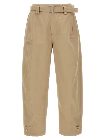 Lemaire Twisted Pants In Brown