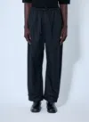Lemaire Men Twisted Pants In Black