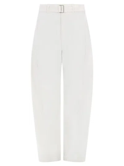 Lemaire "twisted" Pants In White
