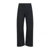 Lemaire Twisted High-rise Wide-leg Pants In Blue
