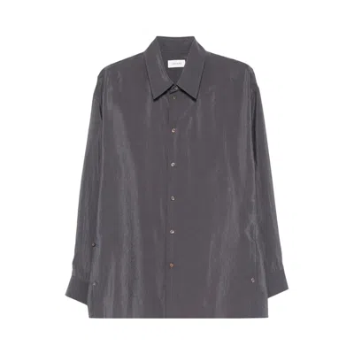 Pre-owned Lemaire Twisted Shirt 'asphalt' | Black | Men's Size 46