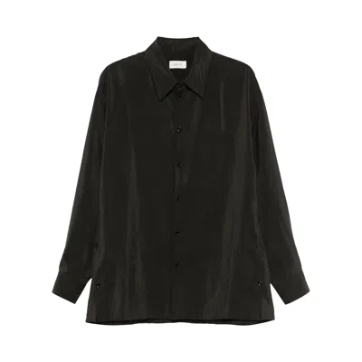 Pre-owned Lemaire Twisted Shirt 'dark Espresso' | Black | Men's Size 48