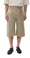 Lemaire Twisted Shorts 14.25 Natural Beige In Neutral