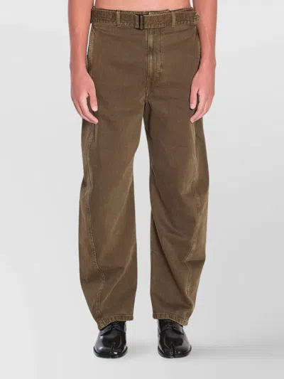 LEMAIRE TWISTED SILHOUETTE DENIM TROUSERS
