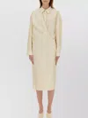 Lemaire Twisted Cotton Poplin Midi Shirt Dress