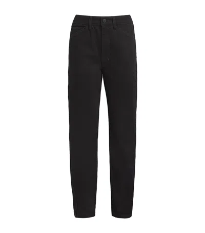 Lemaire Twisted Straight Jeans In Black
