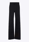 Lemaire Black Twisted Belt Jeans