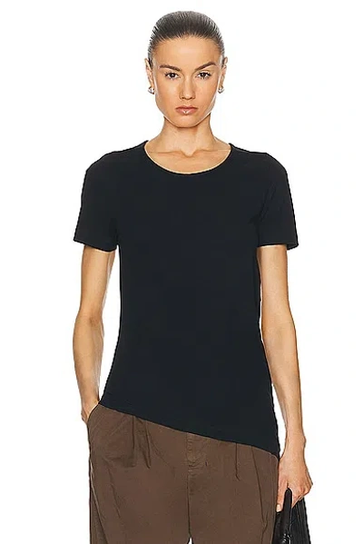 Lemaire Twisted T-shirt In Black