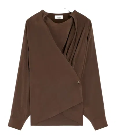LEMAIRE TWISTED PLEAT BLOUSE