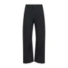 Lemaire Twisted High-rise Wide-leg Pants In Blue
