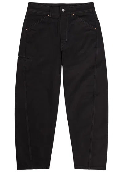 Lemaire Twisted Workwear Barrel-leg Jeans In Black