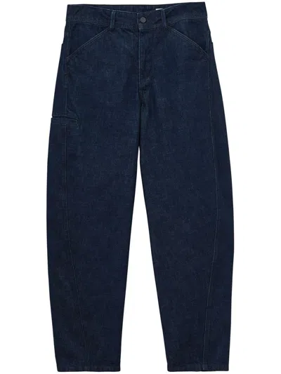 Lemaire Tapered Balloon Jeans In Blue