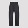 Lemaire Utility Inspired Trousers Featuring Pockets In Gray