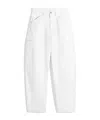 Lemaire Belt-loop Multiple-pockets Jeans In White