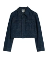 Lemaire Two Pocket Cropped Jacket In Black