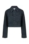 Lemaire Two Pocket Cropped Jacket Clothing In Blue