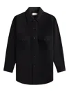 Lemaire Two-pockets Shirt In Black