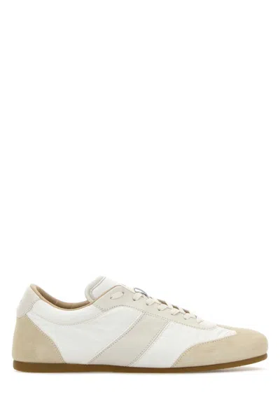 Lemaire Two Tone Soft Runner Sneakers In Neutral
