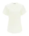 Lemaire U-neck Short-sleeved T-shirt In White