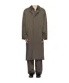 Lemaire Ultra Light Coat In Black
