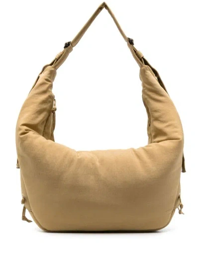 Lemaire Soft Game Shoulder Bag In Ye558 Ochre Mustard