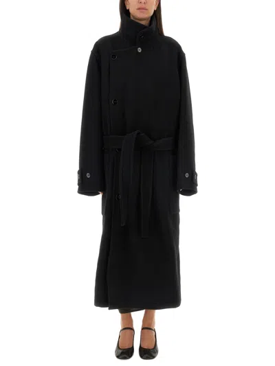 Lemaire Unisex Wool Jacket With Cotton Lining In Black