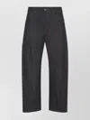 Lemaire Utility Inspired Trousers Featuring Pockets In Black