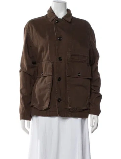 Pre-owned Lemaire Utility Jacket In Brown