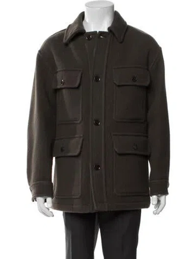 Pre-owned Lemaire Utility Jacket In Green