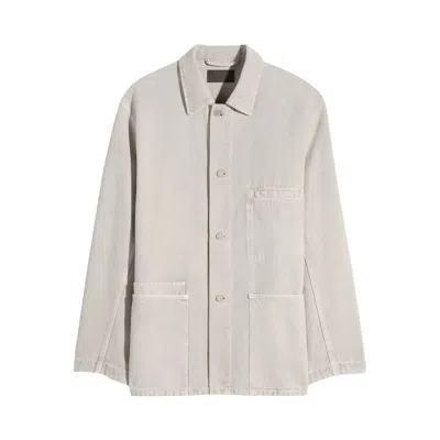 Pre-owned Lemaire Utility Overshirt 'moonstone' | Tan | Men's Size 48 In Brown