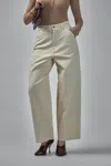Lemaire Utility Pocket Jeans In White