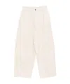 Lemaire Utility-pocket Jeans In White