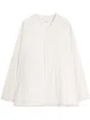 Lemaire Button-up Long-sleeve Shirt In Neutral
