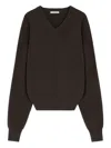 Lemaire Fabric Sweaters In Brown