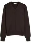 Lemaire Fabric Sweaters In Brown