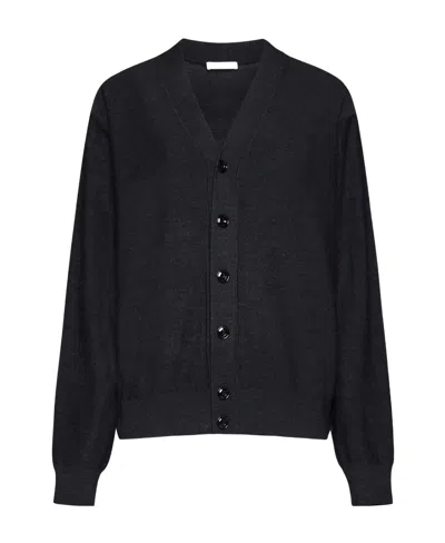 LEMAIRE LEMAIRE V-NECK KNITTED CARDIGAN