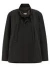 Lemaire Blouse With Drawstring Neck And Long Sleeves In Brown