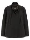 Lemaire Blouse With Drawstring Neck And Long Sleeves In Brown